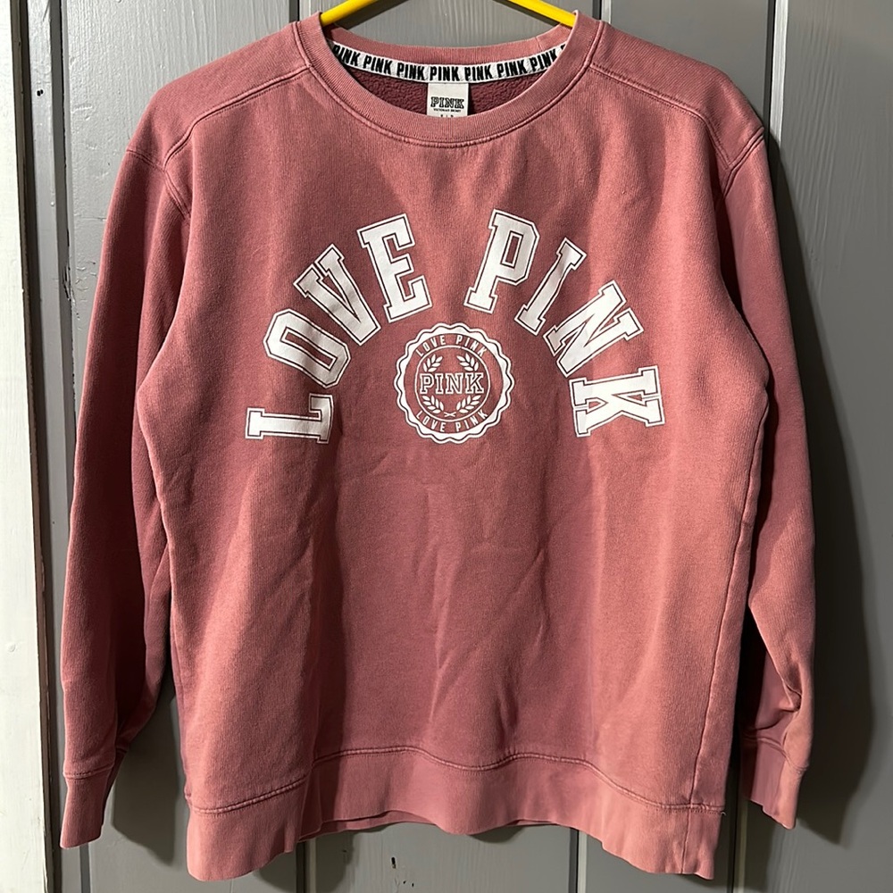Victoria’s Secret pink mauve sweatshirt women’s size S